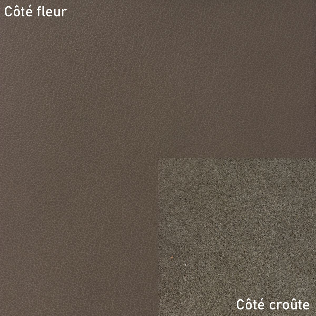 Peau de cuir de vachette grain fin - MARRON BRONZE N53