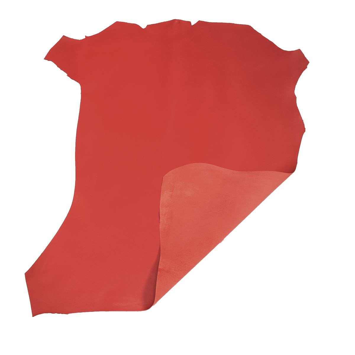 Peau de cuir d'agneau nappa - ROUGE N55