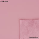 Morceau de cuir de vachette SUAVE - ROSE CLAIR N57 - Deco Cuir