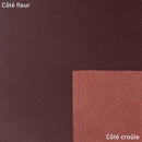 Morceau de cuir de croupon tannage végétal - ROUGE CARMIN N69 - Ép 3,4 mm - Deco Cuir