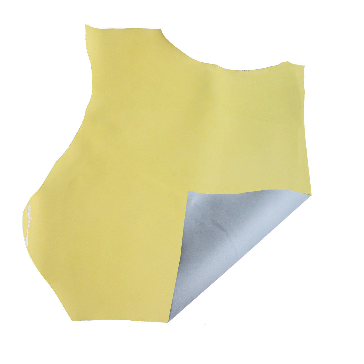 Peau de croûte de cuir de verni - JAUNE N91