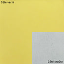 Peau de croûte de cuir de verni - JAUNE N91