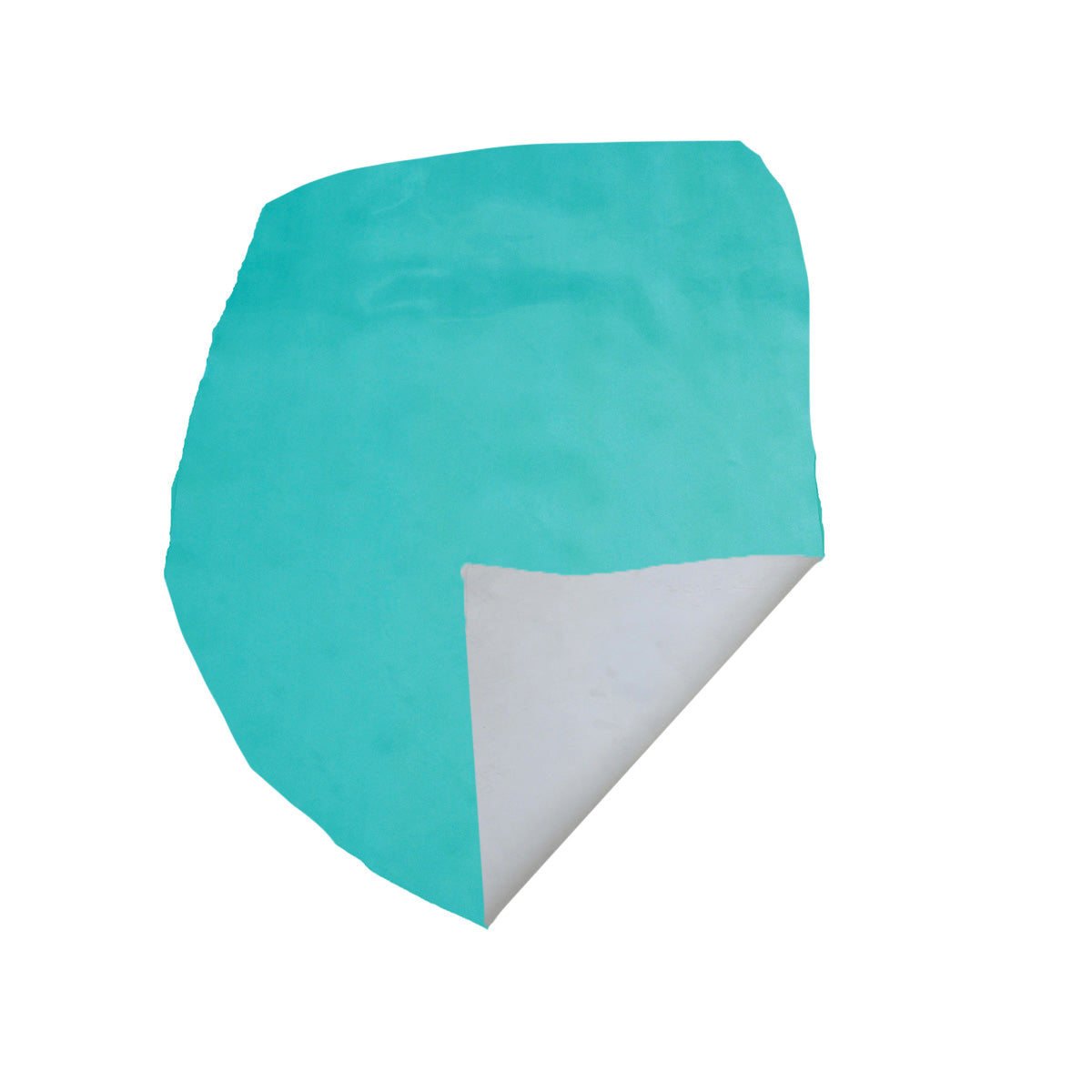 Peau de croûte de cuir de verni - BLEU TURQUOISE N92