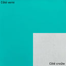 Peau de croûte de cuir de verni - BLEU TURQUOISE N92