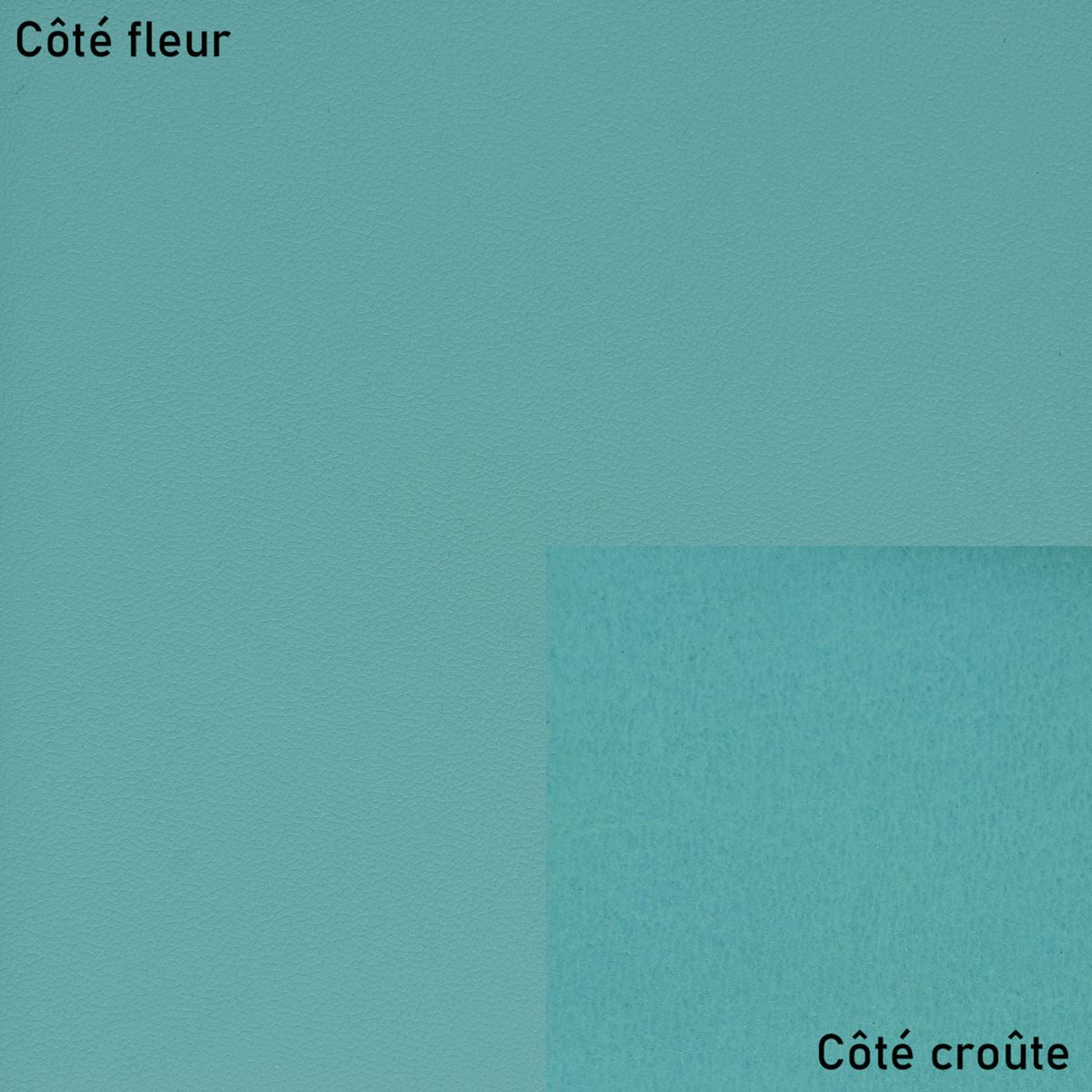 Peau de cuir d'agneau nappa - BLEU LAGON O20