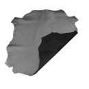 Peau de cuir d'agneau métallisé - GRIS ACIER O30