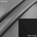 Peau de cuir d'agneau métallisé - GRIS ACIER O30