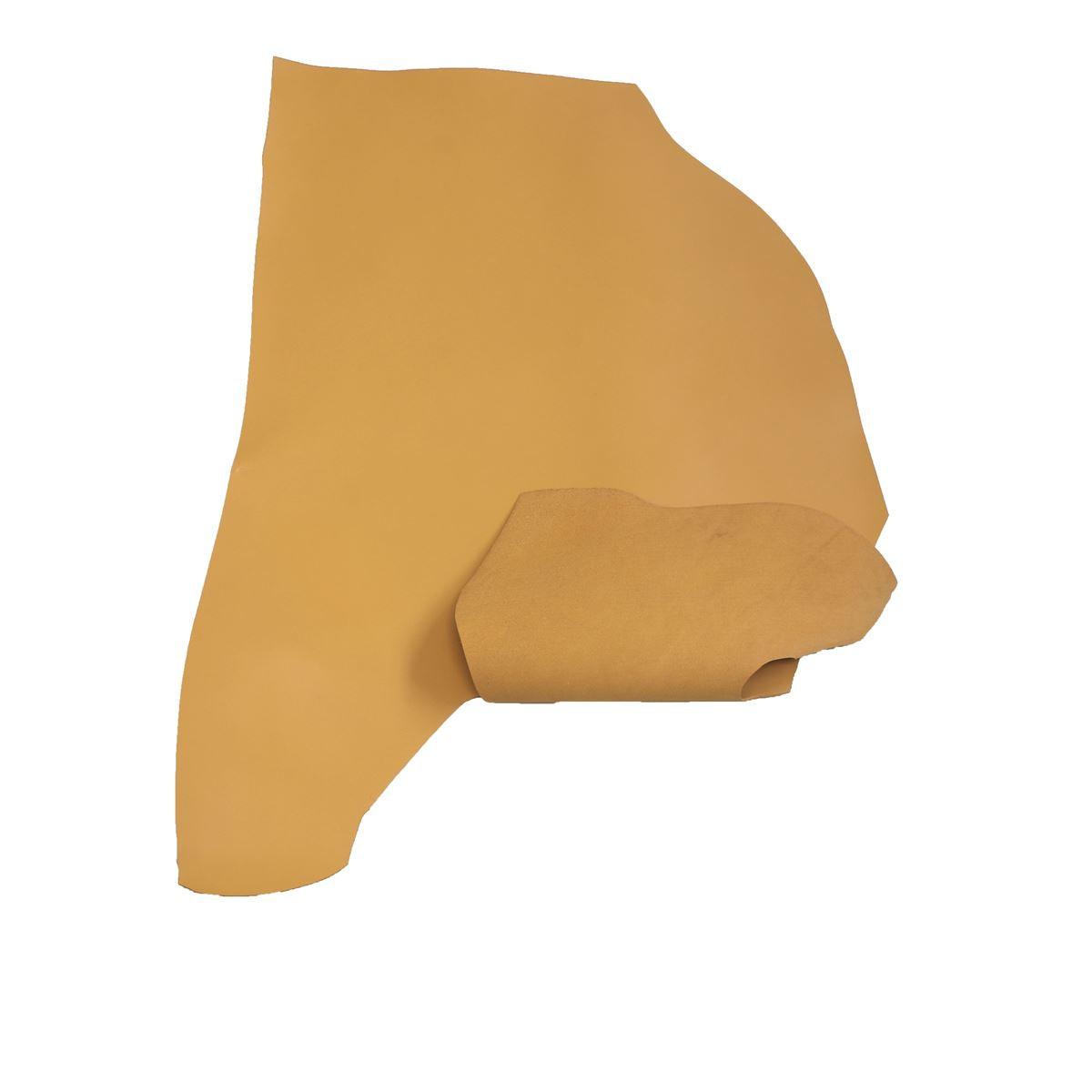 Peau de cuir de vachette VENUS - JAUNE MOUTARDE O35