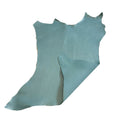 Peau de cuir de chèvre chagrin nacré - BLEU D'EAU O51