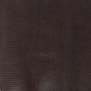 Peau de cuir de lézard - BRUN FONCÉ BRILLANT O81 - 17cm - 2'choix - Deco Cuir