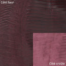 Peau de cuir de lézard Téju - BORDEAUX O85