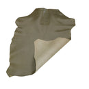 Peau de cuir de chèvre lissée - VERT LICHEN O99