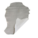 Peau de cuir de chèvre nappa nacré - GRIS CLAIR P10