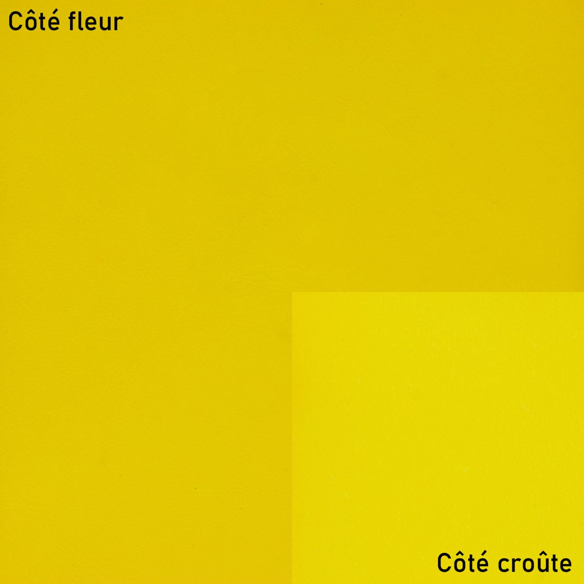 Peau de cuir d'agneau nappa - JAUNE P17 - Deco Cuir