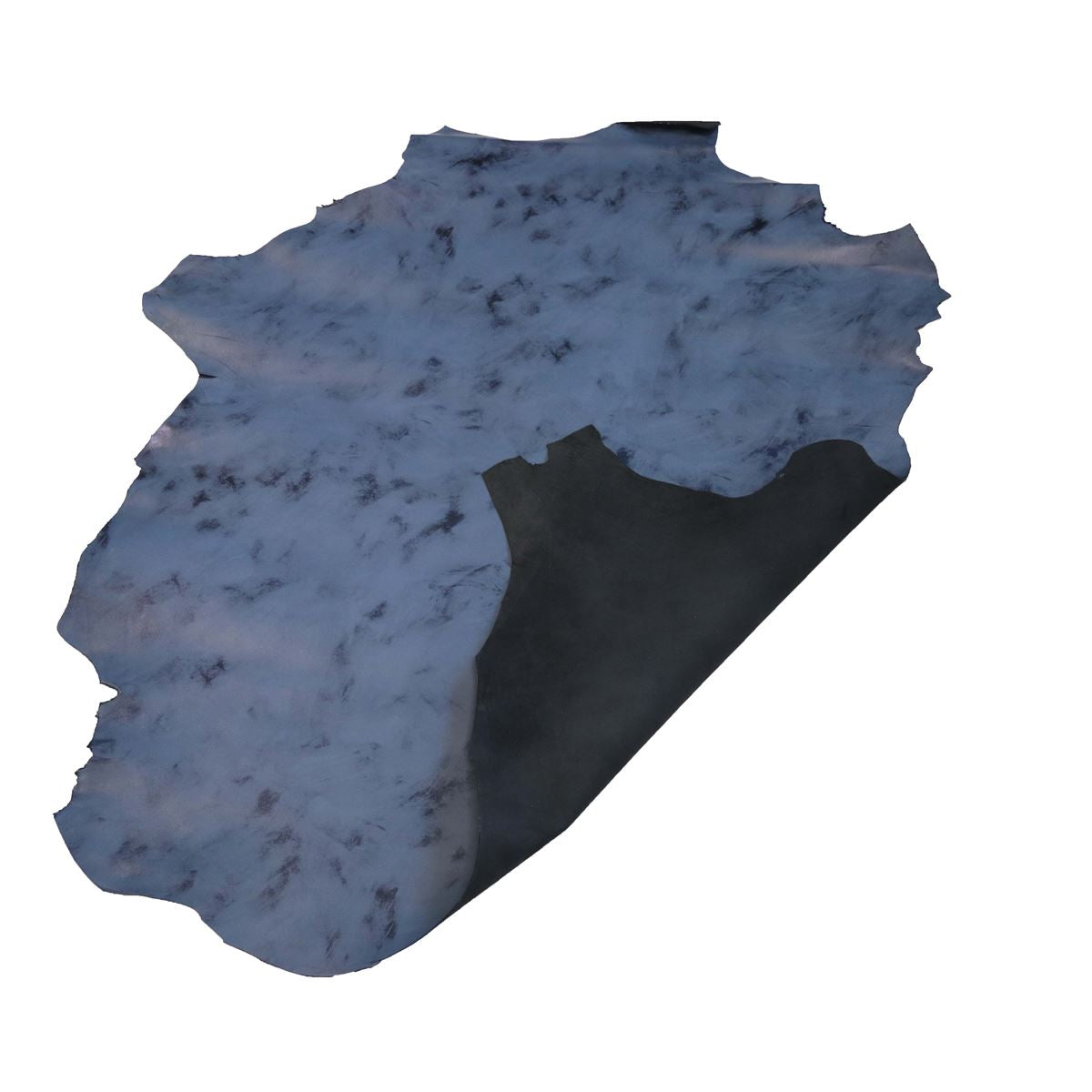 Peau de cuir de chèvre fantaisie - BLEU P25