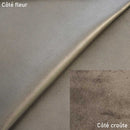 Peau de cuir de veau métallisé - BRONZE P49