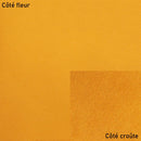 Morceau de cuir de veau lisse - JAUNE TOURNESOL P51 - Deco Cuir