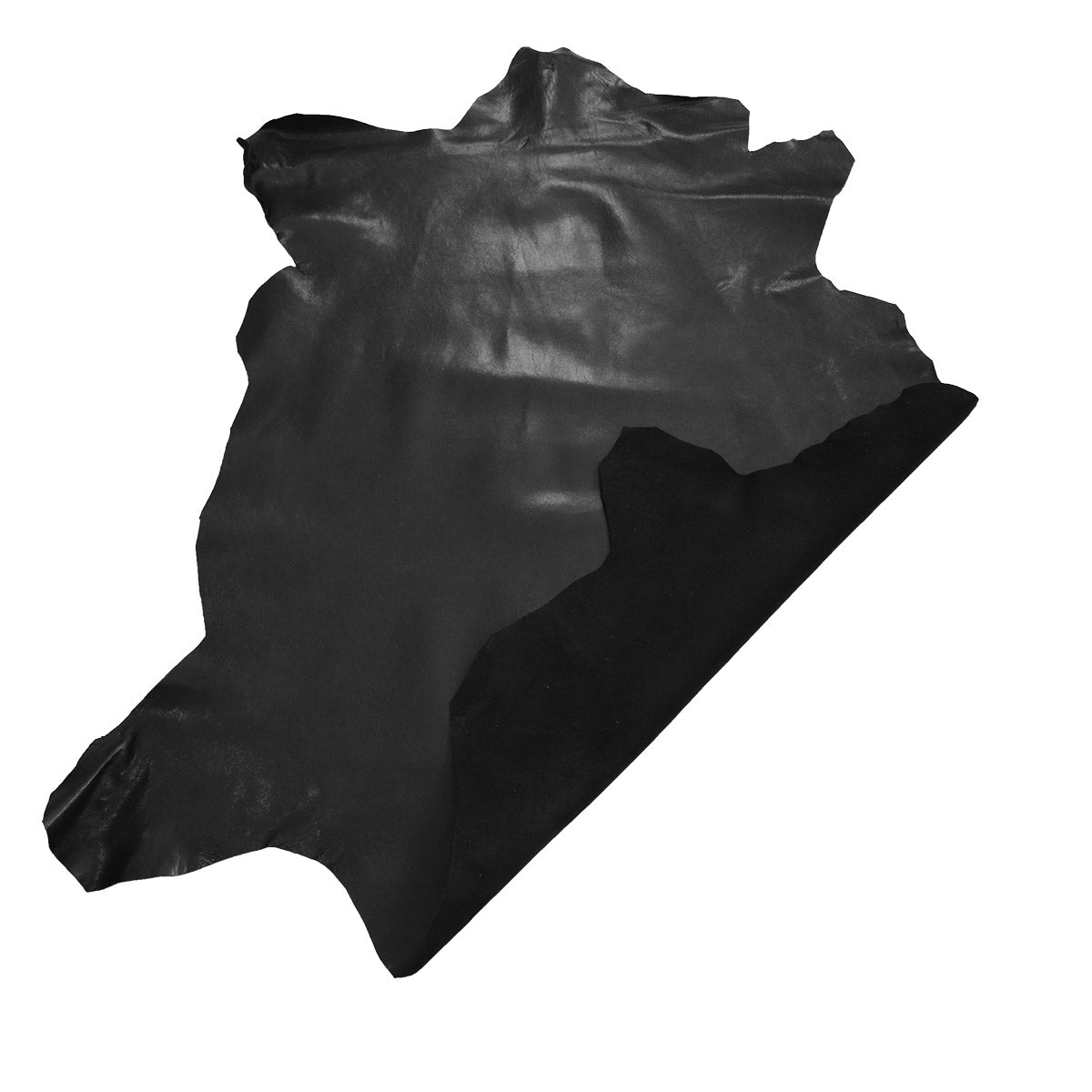 Peau de cuir d'agneau nappa - NOIR SATINÉ P56