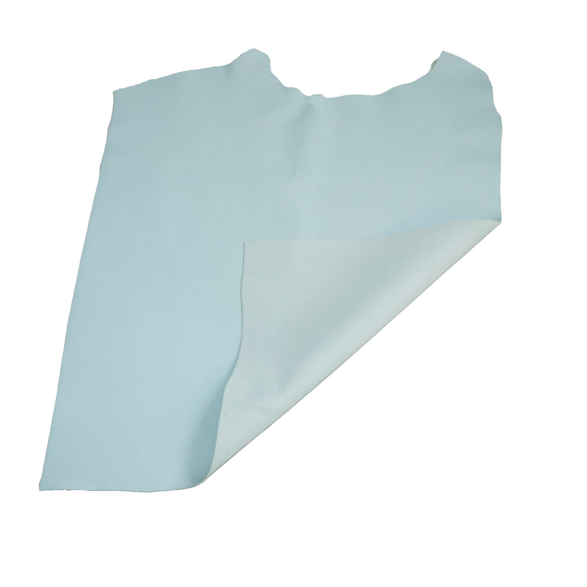 Peau de cuir de veau petit grain caviar - BLEU CIEL P58