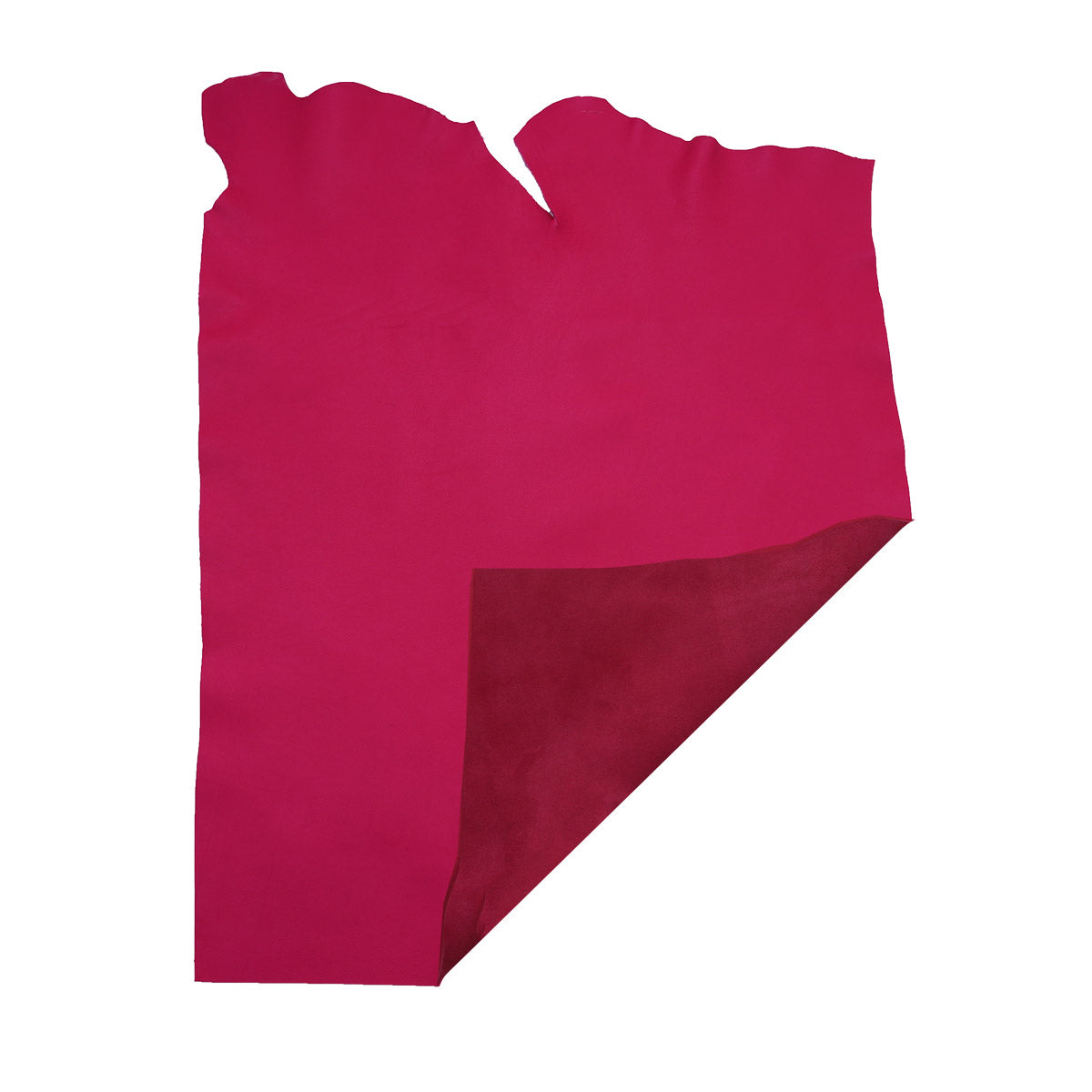 Peau de cuir de veau grainé - ROSE FUCHSIA P60