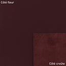 Morceau de cuir de veau lisse - BORDEAUX P65