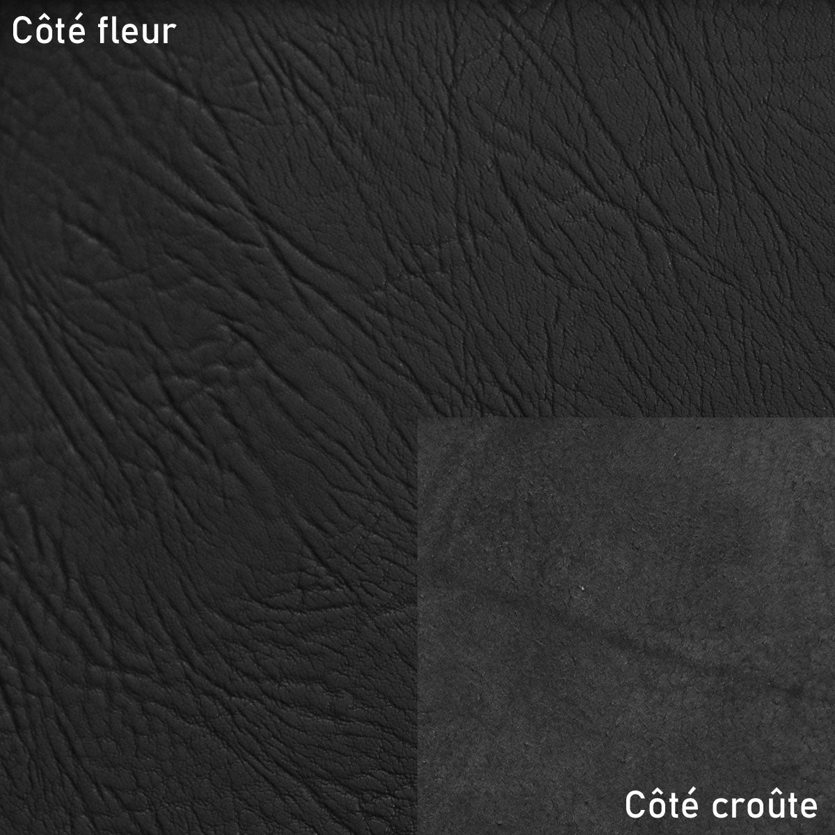 Crisp lambskin leather - BLACK P69 | Deco Cuir