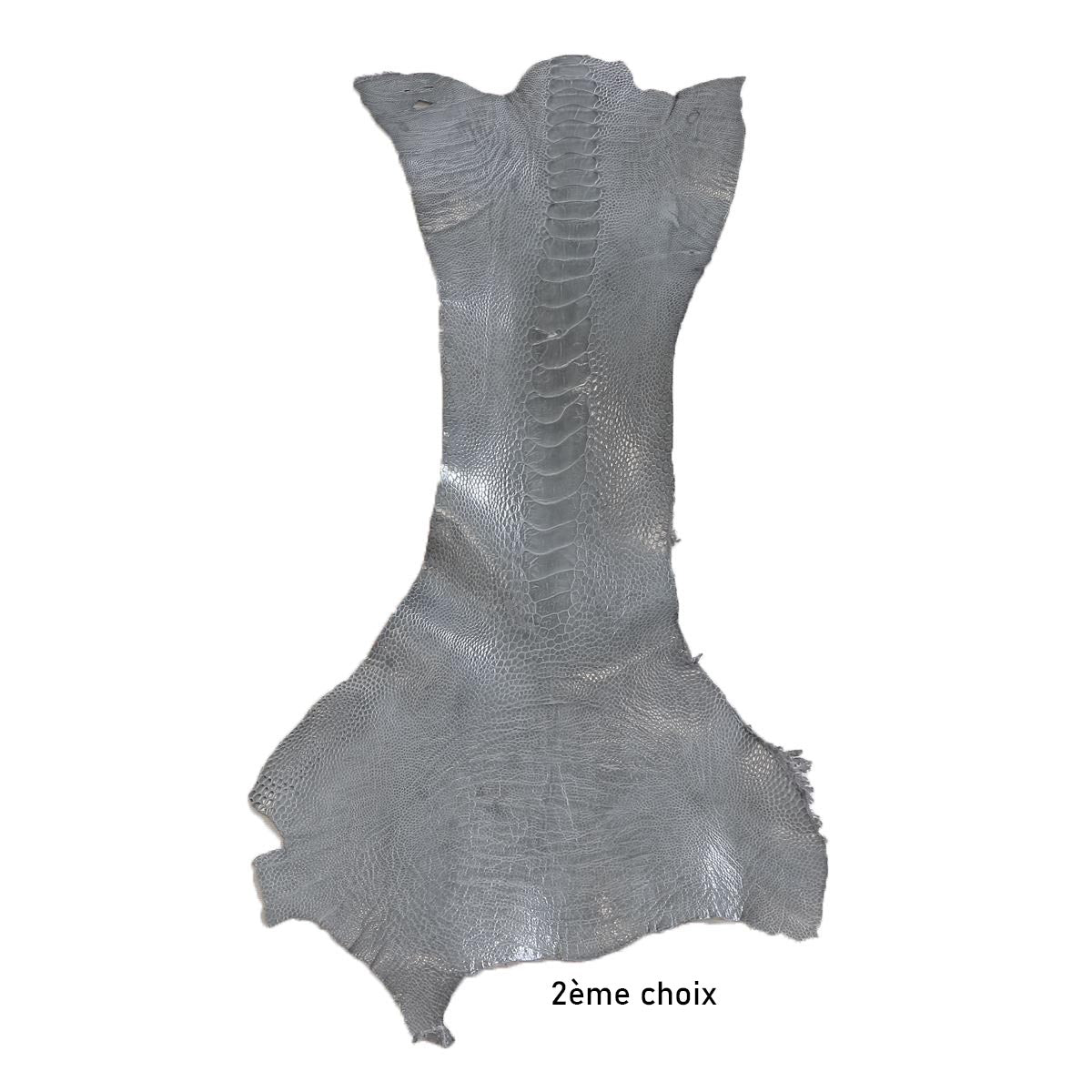 Peau de patte d'Autruche - Ép 0,8mm - GRIS P79