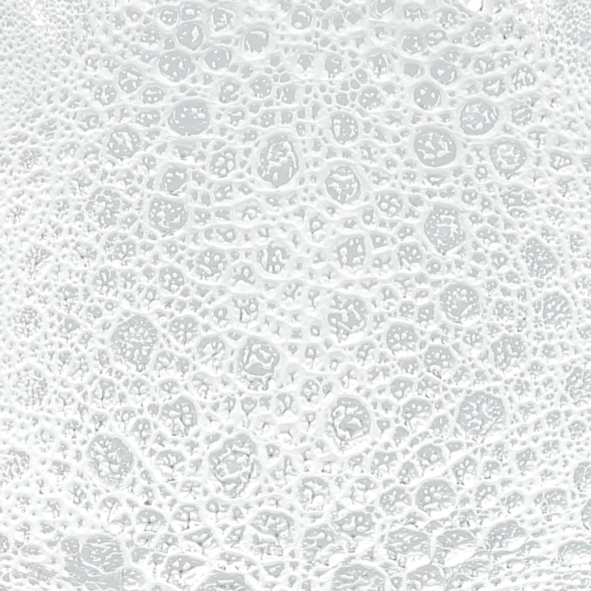 Peau de cuir de crapaud - BLANC & ARGENT P81 - Deco Cuir