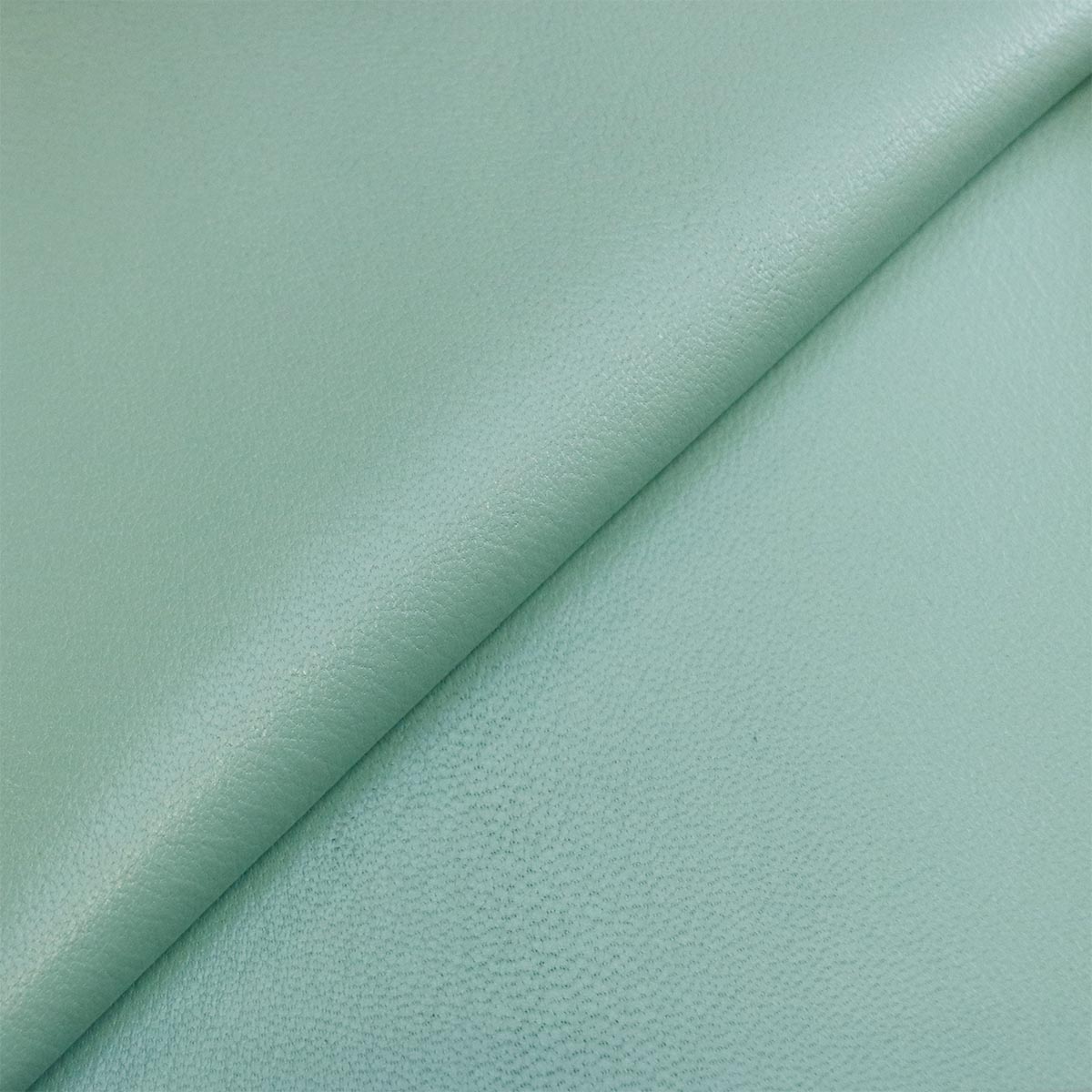 Peau de cuir de chèvre grainé - VERT D'EAU Q07