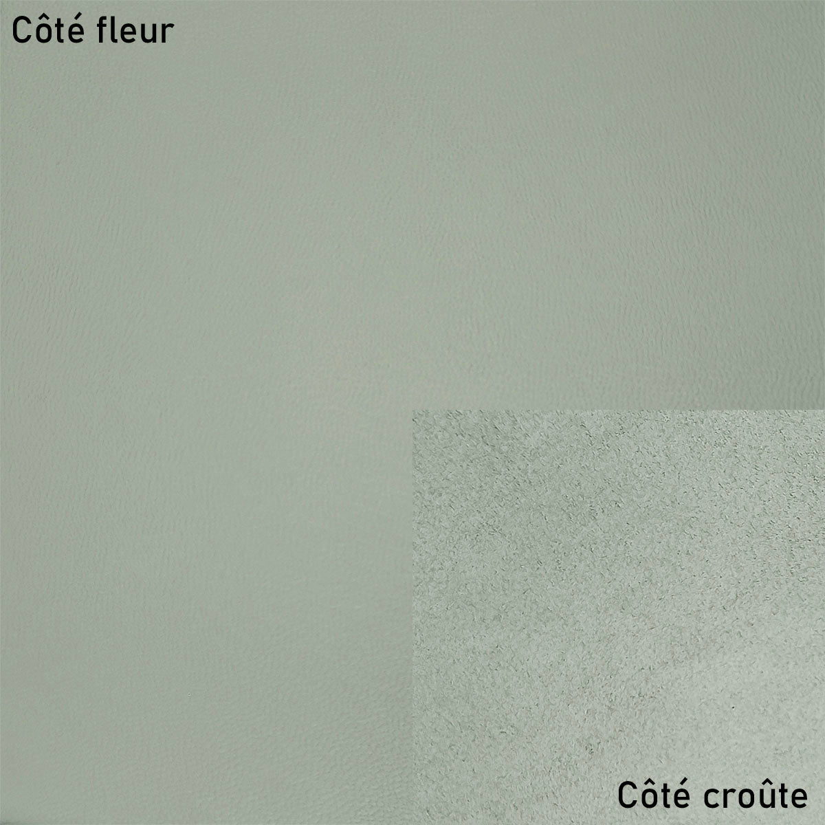 Peau de cuir de chèvre grainé - GRIS SOURIS Q13