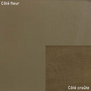 Peau de cuir de chèvre grainé - KAKI MARRON Q14