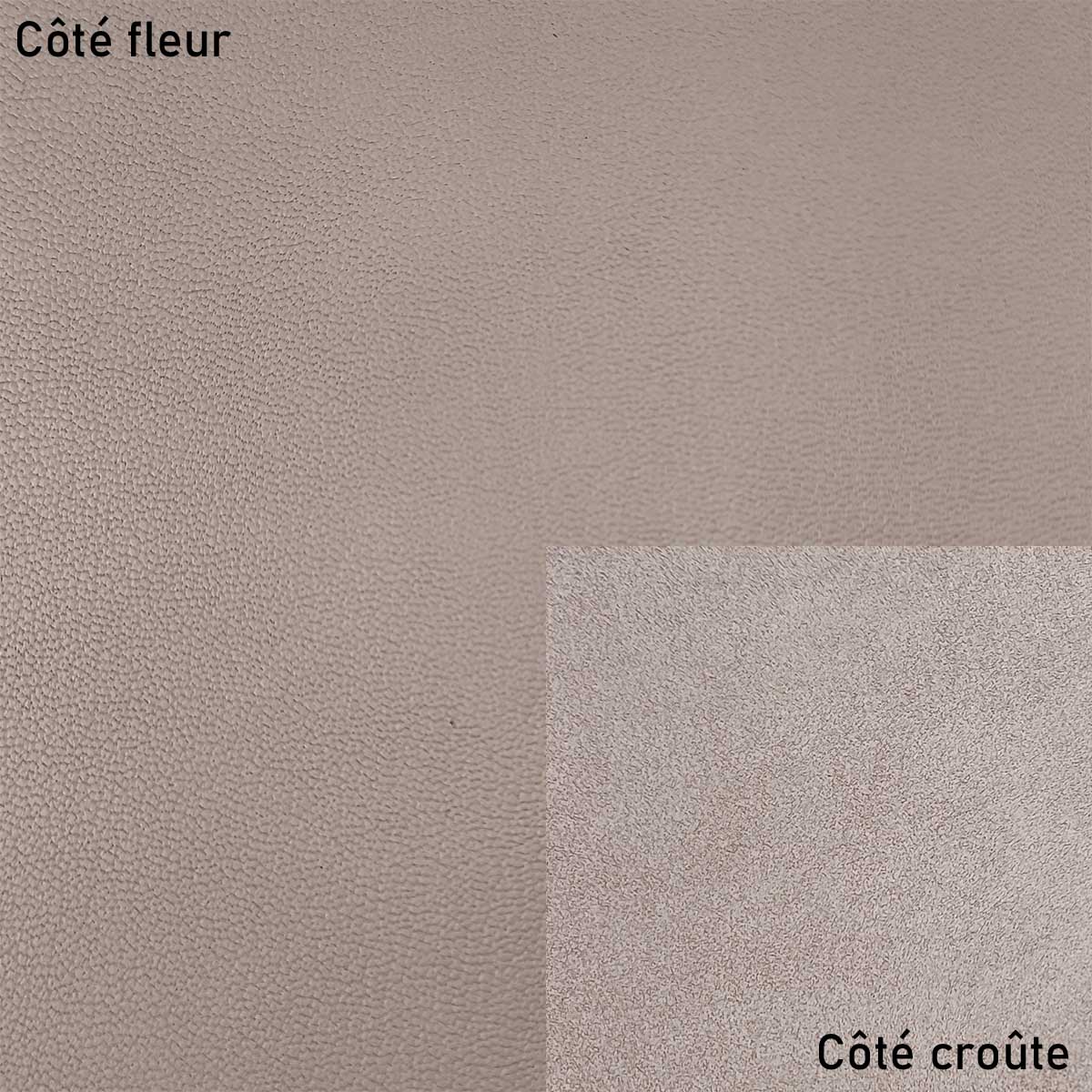 Peau de cuir de chèvre grainé - TAUPE CLAIR Q15
