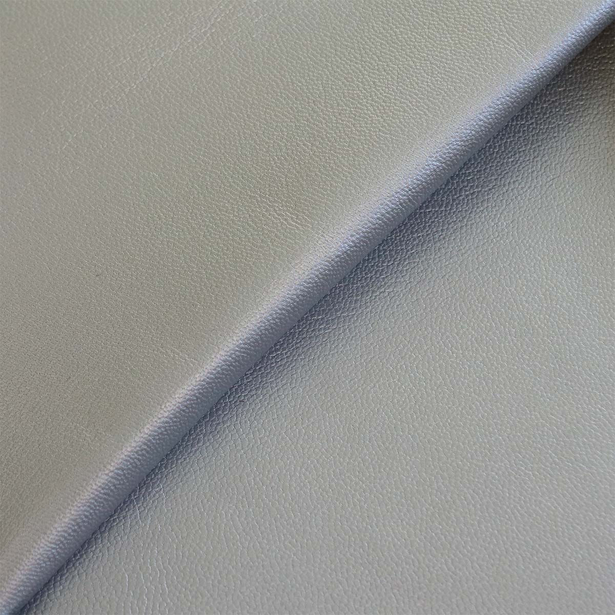 Peau de cuir de chèvre grainé - ARGENT Q18