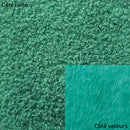 Peau de mouton lainé frisé - Dos velours - VERT Q55 - Deco Cuir