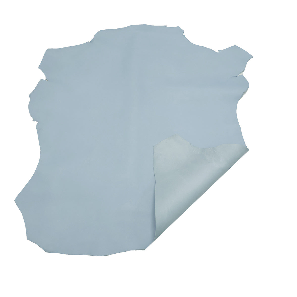 Peau de cuir d'agneau nappa - BLEU GAULOISE Q62