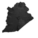 Peau de cuir d'agneau crispé "Bubble" - NOIR Q64