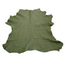 Peau de cuir d'agneau effet froissé - KAKI Q65