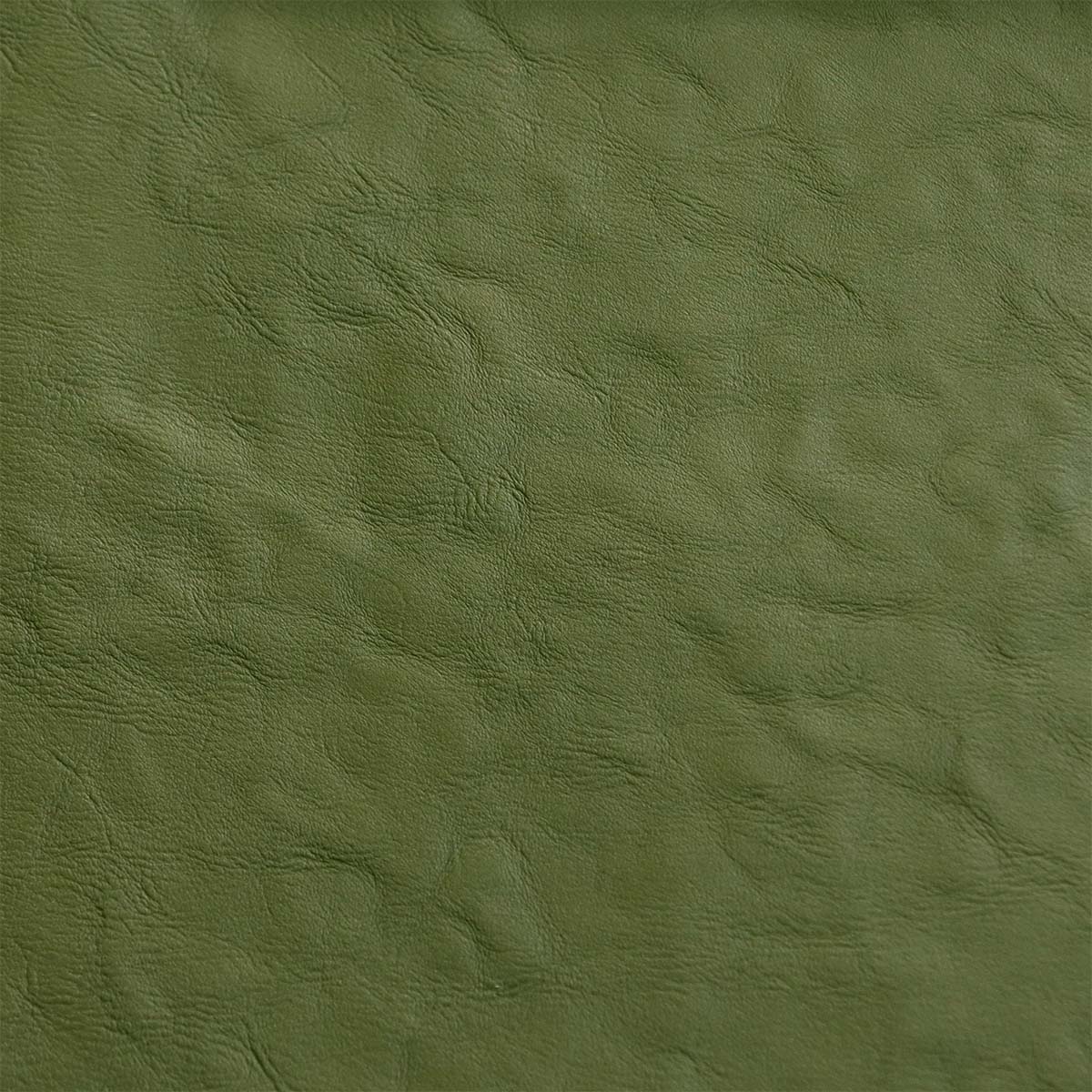 Peau de cuir d'agneau effet froissé - KAKI Q65