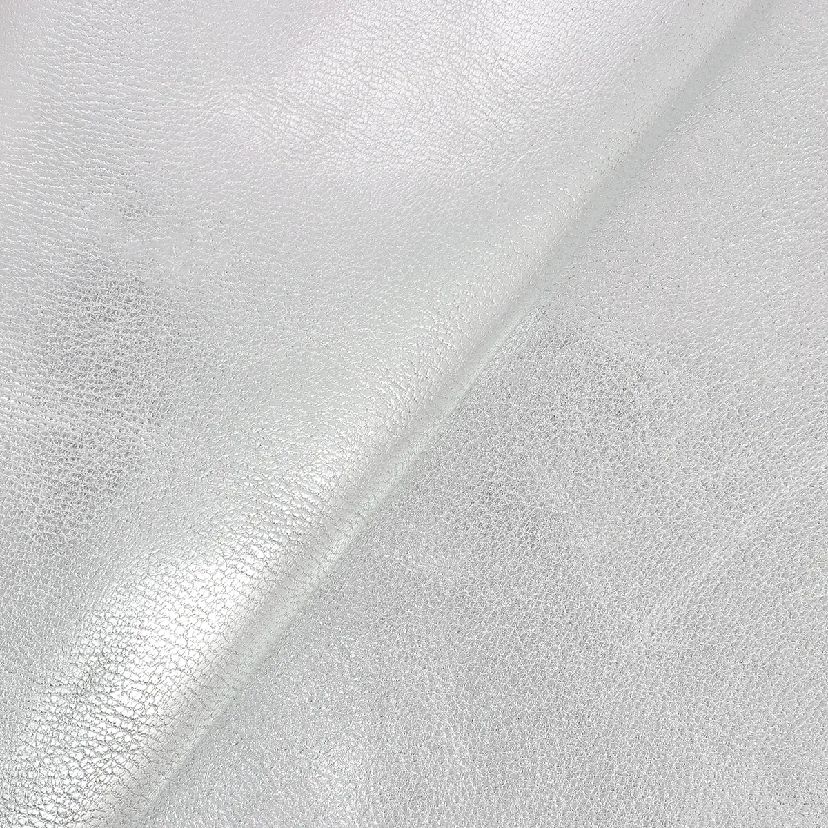 Cuir grainé - Gris métallisé Q66 - Deco cuir