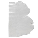 Demi peau de cuir de mouton grainé - Gris argenté Q66 - Deco cuir