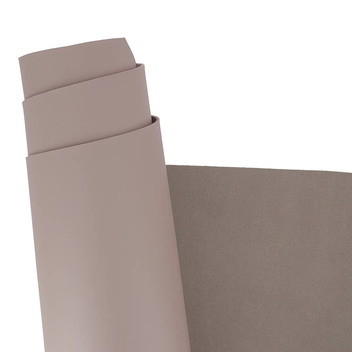 Peau de cuir de vachette gris taupe ferme