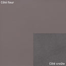 Peau de cuir vachette gris violine