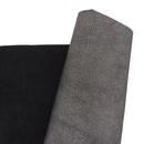 Peau de cuir de chèvre fantaisie - Noir argenté Q77 - Deco cuir