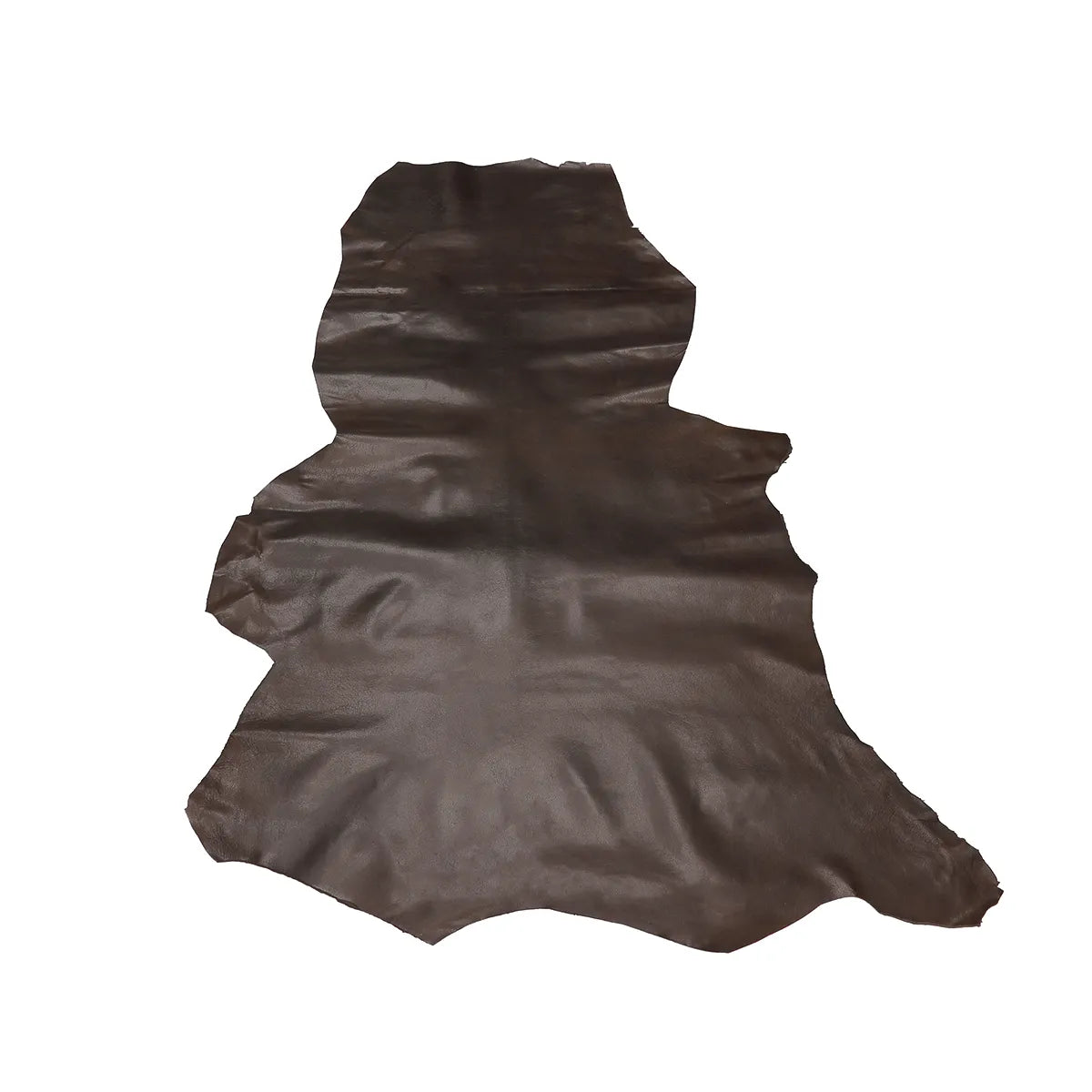 Peau entière de cuir d'agneau nappa - Marron vieilli satiné Q81 - Deco cuir