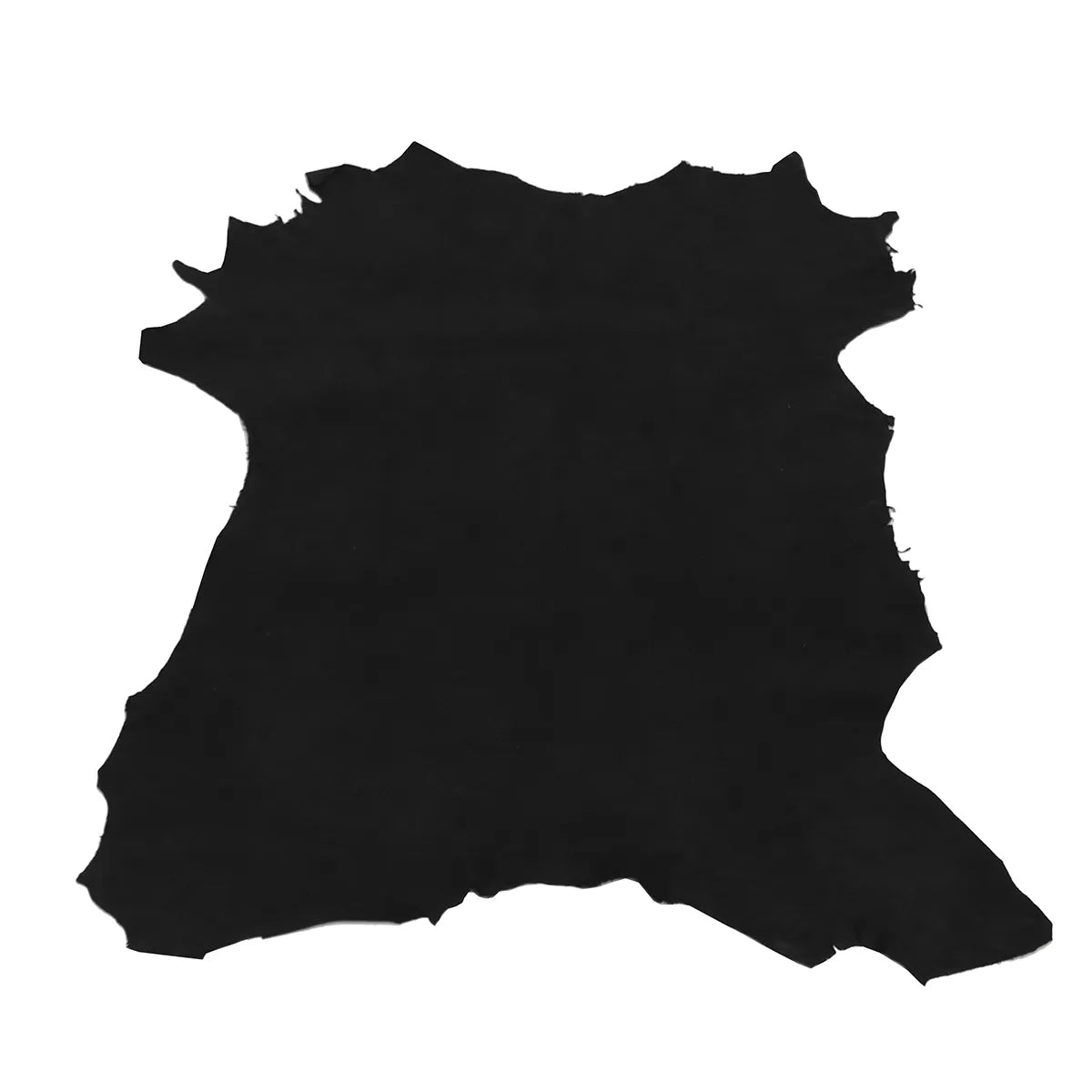 Peau en cuir velours chèvre noir - deco cuir