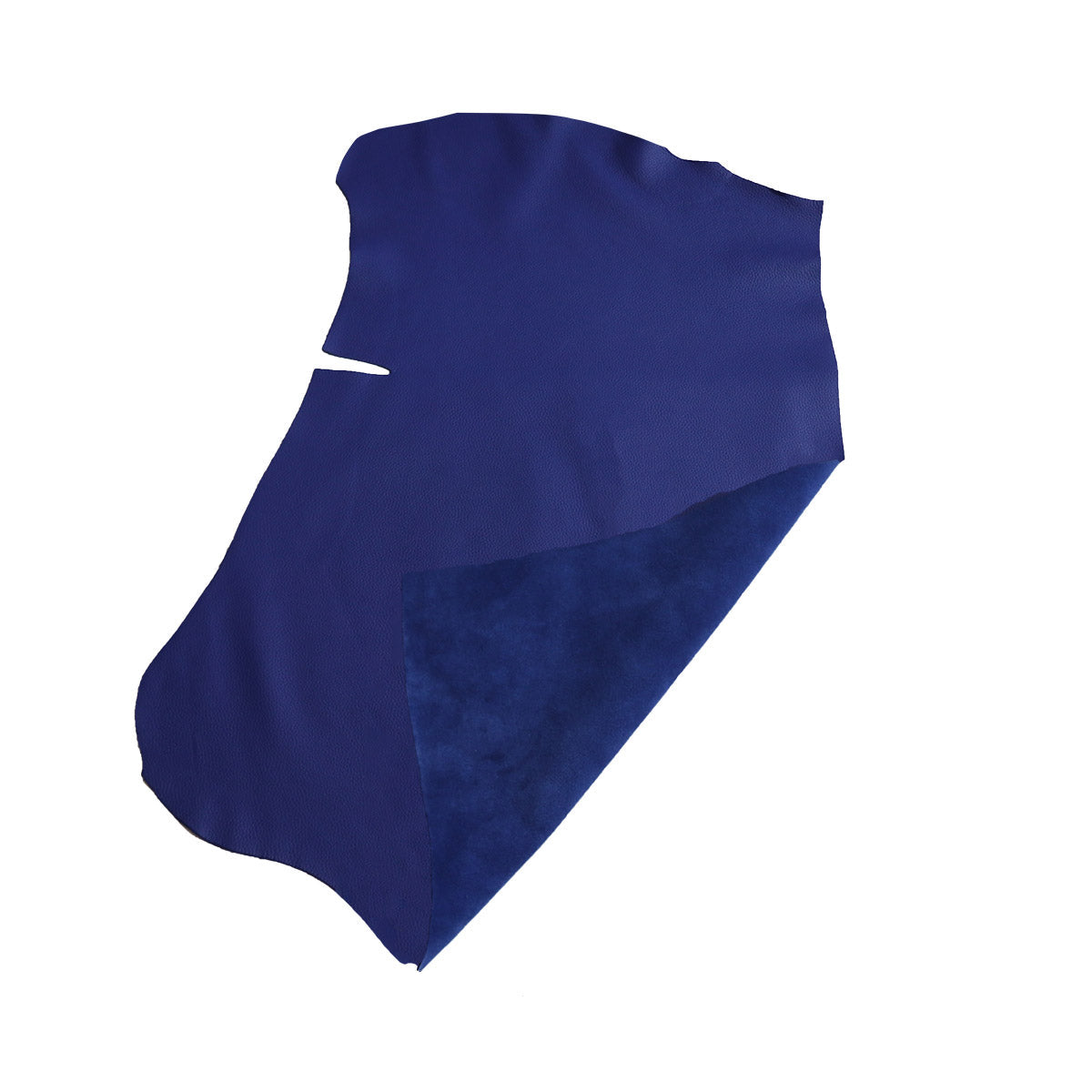 Peau de cuir de taurillon GROGRAIN - BLEU R06