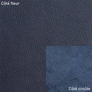 Peau de cuir de  vachette OCÉAN - BLEU MARINE R23