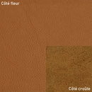 Peau de cuir de  vachette OCÉAN - MARRON CHÂTAIGNE R31