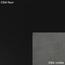 Morceau de cuir lisse effet gommé - Noir R34 - Deco cuir