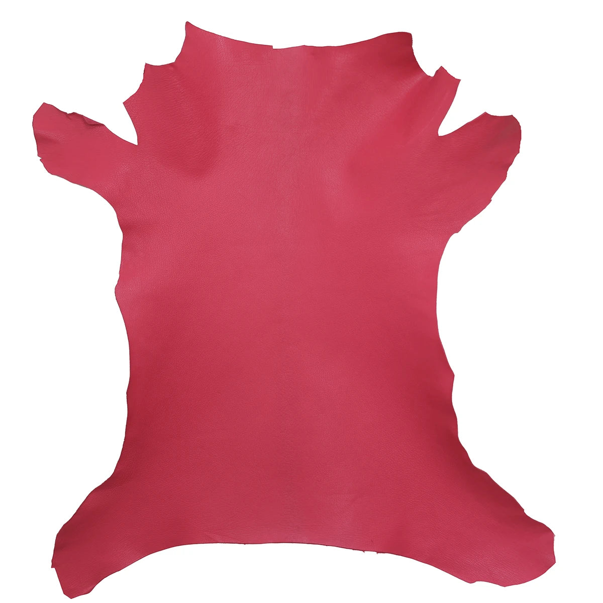 cuir chèvre rose - framboise - grainé